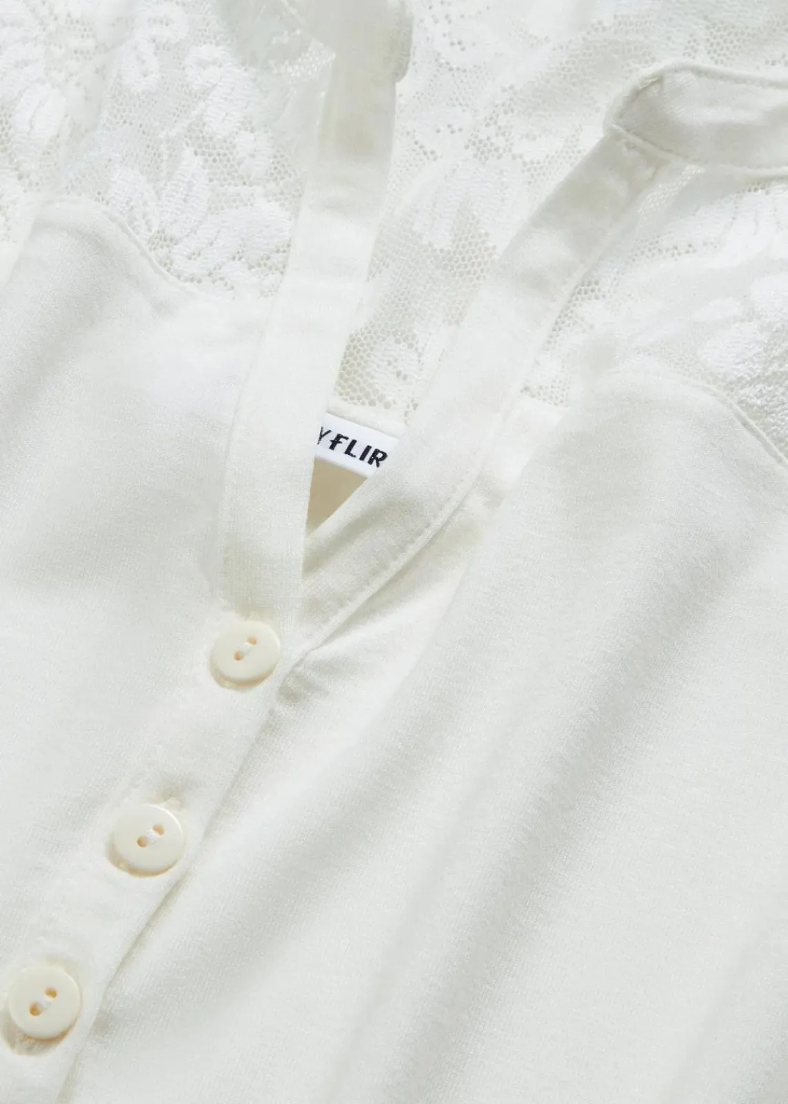 bonprix Shirts & Tops|Nachhaltigere Materialien^Henleyshirt aus Viskose-Mix wollweiß