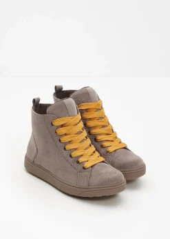 Jana High Heels|Komfortschuhe^High top Sneaker grau