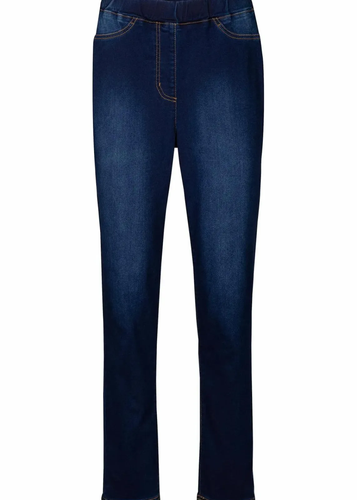 bonprix Bekleidung·Shirts & Tops|Thermobekleidung^High Waist Jeggings aus leichter, elastischer Thermoqualität mit Bequembund dark denim
