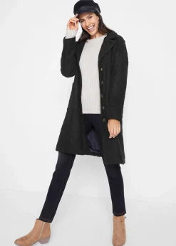 bonprix Jeans|Thermobekleidung^High Waist Jeggings aus leichter, elastischer Thermoqualität mit Bequembund schwarz denim