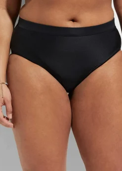 bonprix Nachhaltigere Materialien|Mix & Match^High Waist Light Shape-Bikinihose schwarz