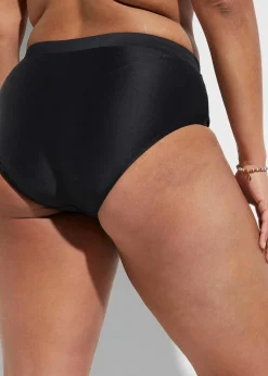 bonprix Nachhaltigere Materialien|Mix & Match^High Waist Light Shape-Bikinihose schwarz