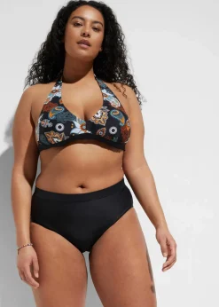 bonprix Nachhaltigere Materialien|Mix & Match^High Waist Light Shape-Bikinihose schwarz