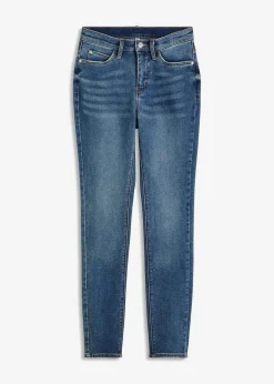 bonprix Bekleidung·Shirts & Tops|Jeans^High Waist Skinny Jeans blue stone