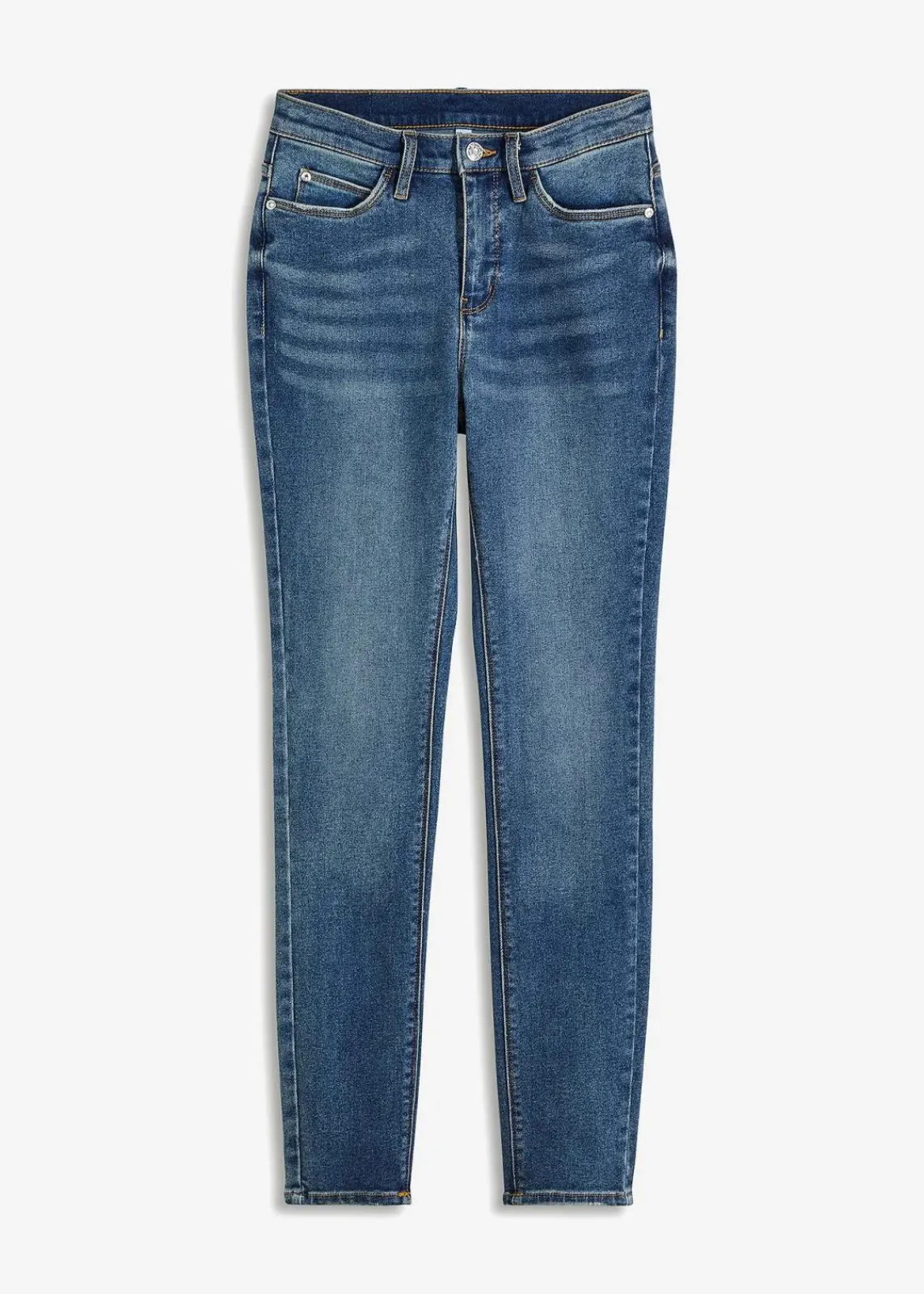 bonprix Bekleidung·Shirts & Tops|Jeans^High Waist Skinny Jeans blue stone