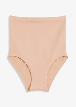bonprix Nachhaltigere Materialien|Seamless^Highwaist Seamless Shape Slip mit mittlerer Formkraft mattbeige