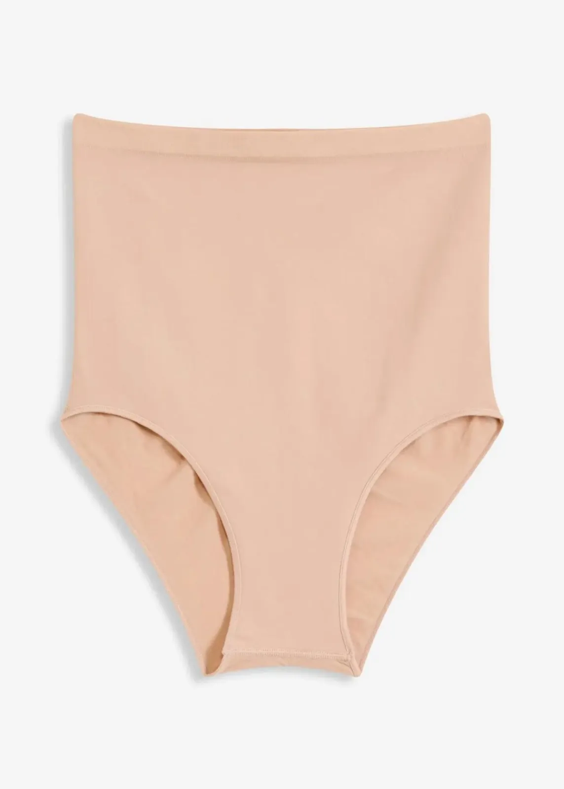 bonprix Nachhaltigere Materialien|Seamless^Highwaist Seamless Shape Slip mit mittlerer Formkraft mattbeige