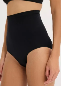 bonprix Nachhaltigere Materialien|Höschen^Highwaist Seamless Shape Slip mit mittlerer Formkraft schwarz