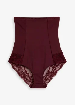 bonprix Wäsche·Shapewear|Wäsche·Höschen^Highwaist Shape Panty mit Spitze und starker Formkraft weinrot