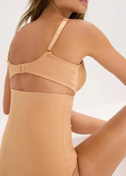 bonprix Wäsche·Shapewear|Wäsche·Höschen^Highwaist Shape Slip aus schimmerndem Material mit mittlerer Formkraft goldbeige