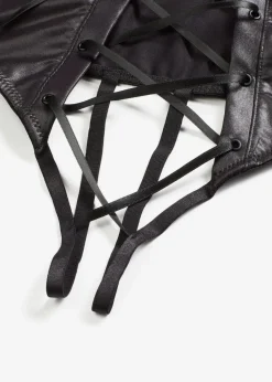 bonprix Wäsche·Erotikwäsche|Erotikwäsche^Highwaist String ouvert schwarz