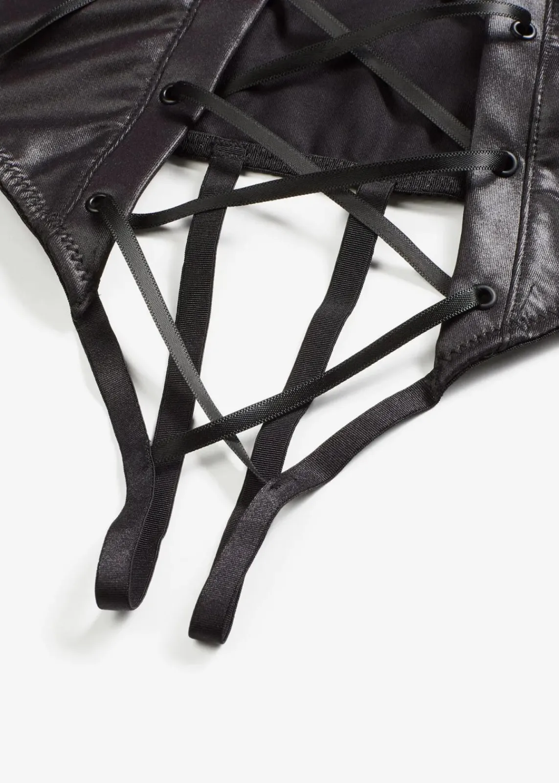 bonprix Wäsche·Erotikwäsche|Erotikwäsche^Highwaist String ouvert schwarz