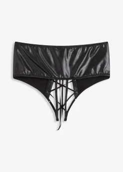 bonprix Wäsche·Erotikwäsche|Erotikwäsche^Highwaist String ouvert schwarz