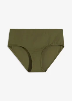 bonprix Nachhaltigere Materialien|Bademode·Tankinis^Highwaist-Bikinihose dunkeloliv