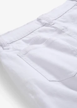 bonprix Bekleidung·Outdoorbekleidung|Bekleidung·Kleider^Highwaist-Shorts aus Twill weiß
