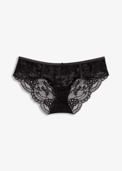 bonprix Höschen|Dessous^Hipster aus feiner Spitze schwarz