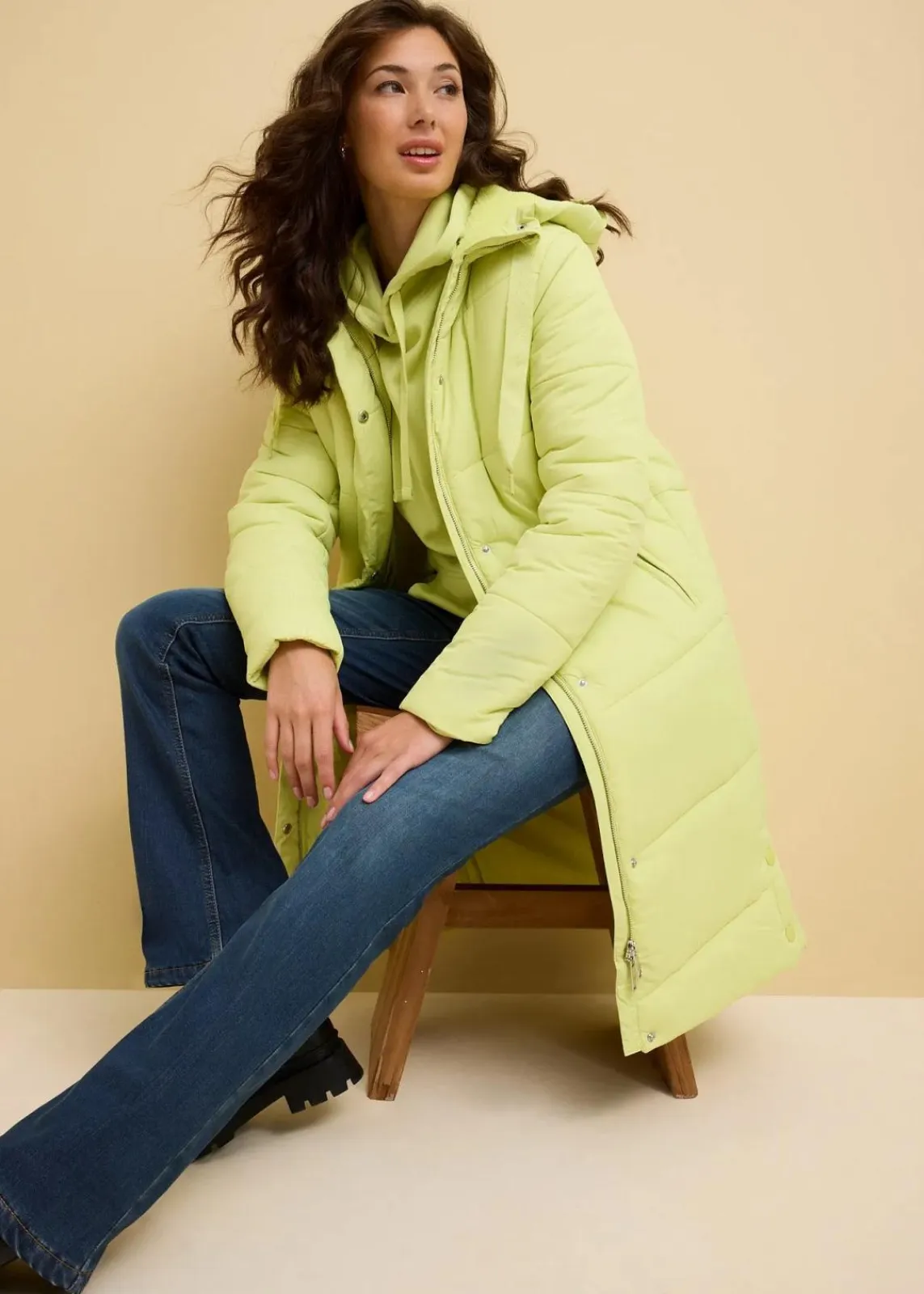 bonprix Sweat|Basics^Hoodie mintgrün