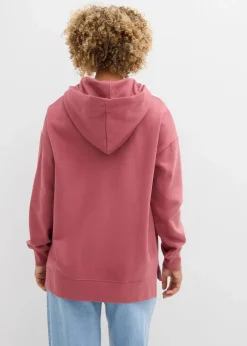 bonprix Sweat|Bekleidung·Blusen & Tuniken^Hoodie aus reiner Baumwolle softbeere
