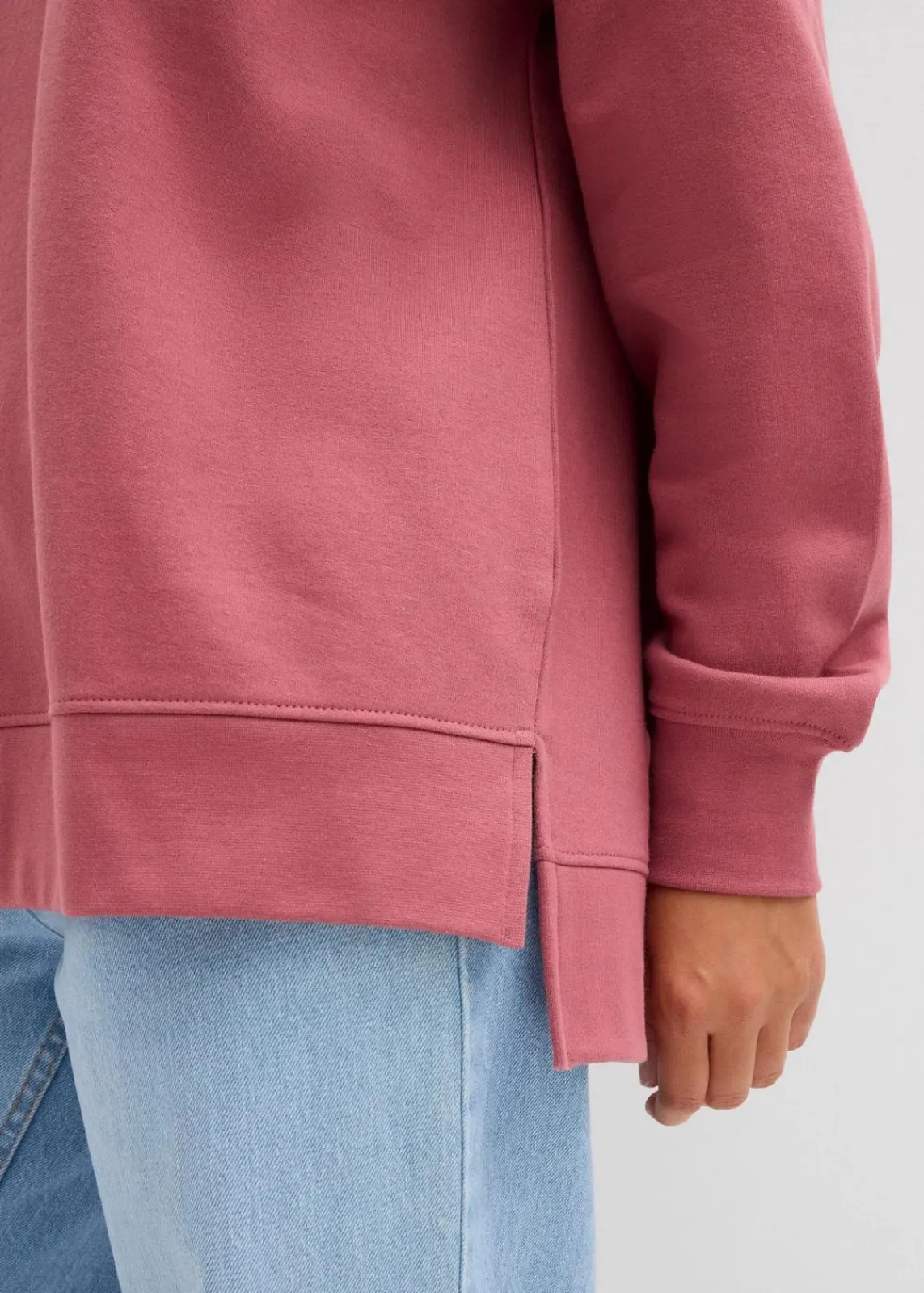 bonprix Sweat|Bekleidung·Blusen & Tuniken^Hoodie aus reiner Baumwolle softbeere