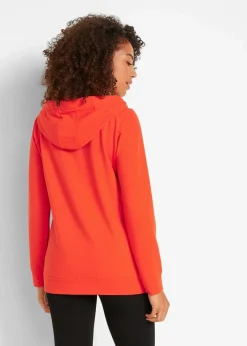 bonprix Bekleidung·Sweat|Bekleidung·Blusen & Tuniken^Hoodie aus softem Viskose-Mix blutorange