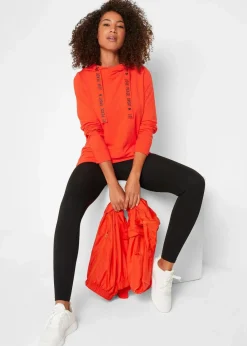 bonprix Bekleidung·Sweat|Bekleidung·Blusen & Tuniken^Hoodie aus softem Viskose-Mix blutorange