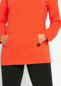 bonprix Bekleidung·Sweat|Bekleidung·Blusen & Tuniken^Hoodie aus softem Viskose-Mix blutorange