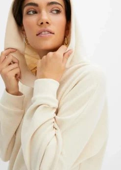 bonprix Sweat^Hoodie in Regular Fit kieselbeige