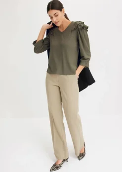 bonprix Kurzgrößen|Nachhaltigere Materialien^Hose new khaki
