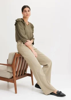 bonprix Kurzgrößen|Nachhaltigere Materialien^Hose new khaki