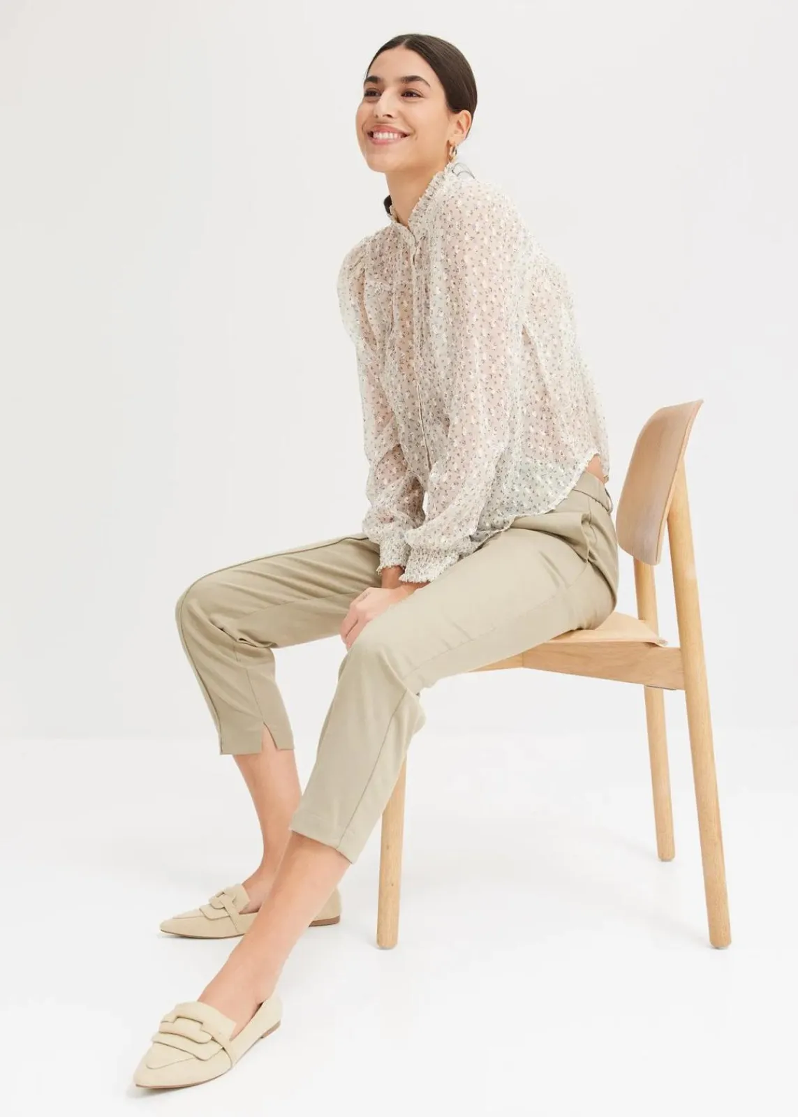 bonprix Nachhaltigere Materialien|Hosen^Hose new khaki