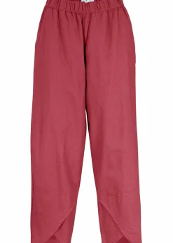 bonprix Hosen|Bekleidung·Kleider^3/4-Hose aus leichtem Leinen-Mix marsalabraun