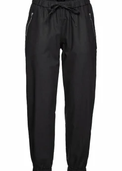 bonprix Bekleidung·Kleider|Hosen^7/8-Hose aus luftigem Leinen-Mix schwarz