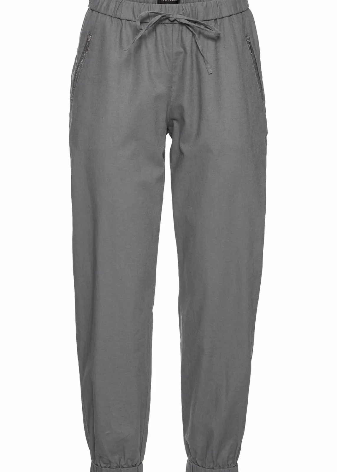 bonprix Hosen|Bekleidung·Kleider^7/8-Hose aus luftigem Leinen-Mix silbergrau