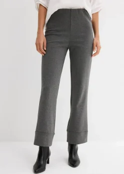 bonprix Hosen^Hose aus Viskose-Mix anthrazit meliert meliert