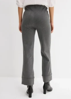 bonprix Hosen^Hose aus Viskose-Mix anthrazit meliert meliert