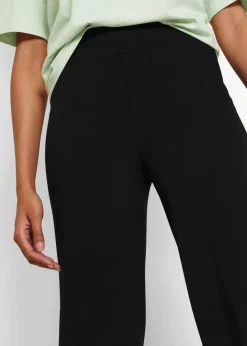 bonprix Bekleidung·Kleider|Hosen^Hose aus Viskose-Mix schwarz