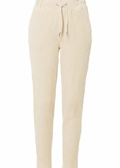 bonprix Hosen|Bekleidung·Kleider^Hose in Cordoptik mit elastischem Bund sandbeige