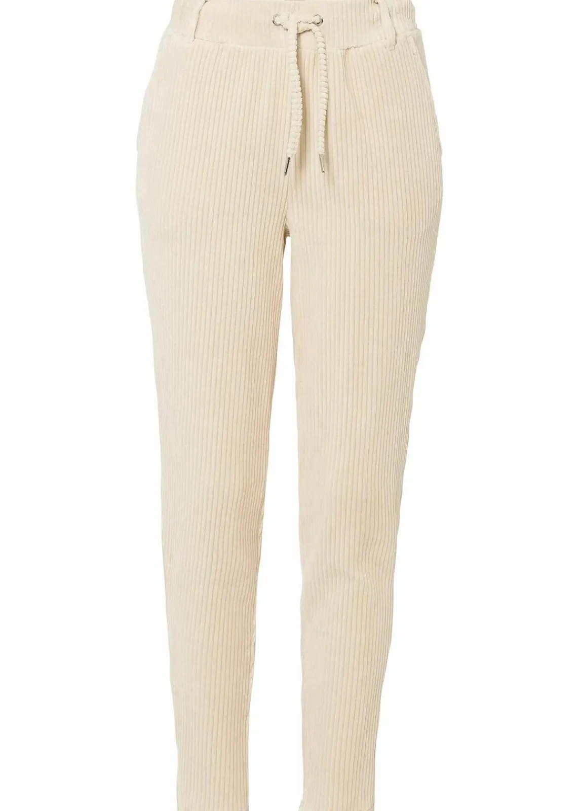 bonprix Hosen|Bekleidung·Kleider^Hose in Cordoptik mit elastischem Bund sandbeige