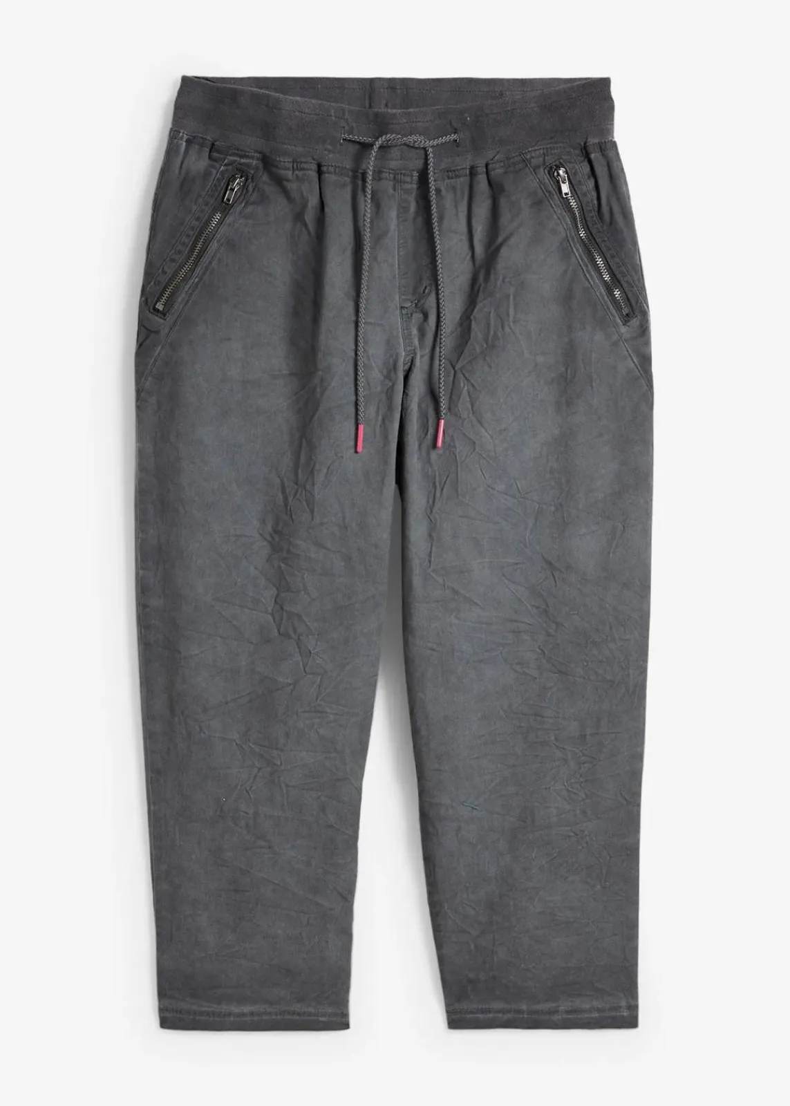 bonprix Bekleidung·Kleider|Hosen^3/4-Hose mit Kontrast-Bindeband rauchgrau