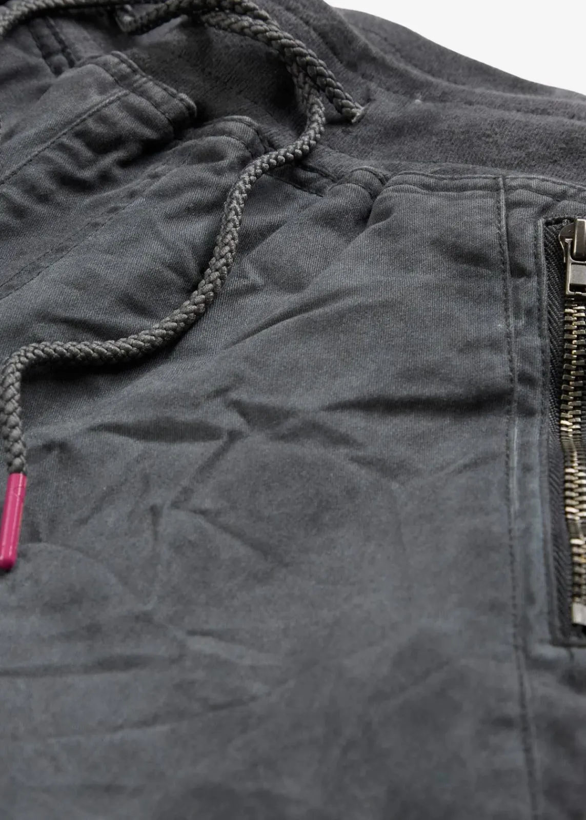bonprix Bekleidung·Kleider|Hosen^3/4-Hose mit Kontrast-Bindeband rauchgrau