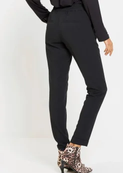 bonprix Bekleidung·Kleider|Hosen^Hose mit Rundumgummizug schwarz