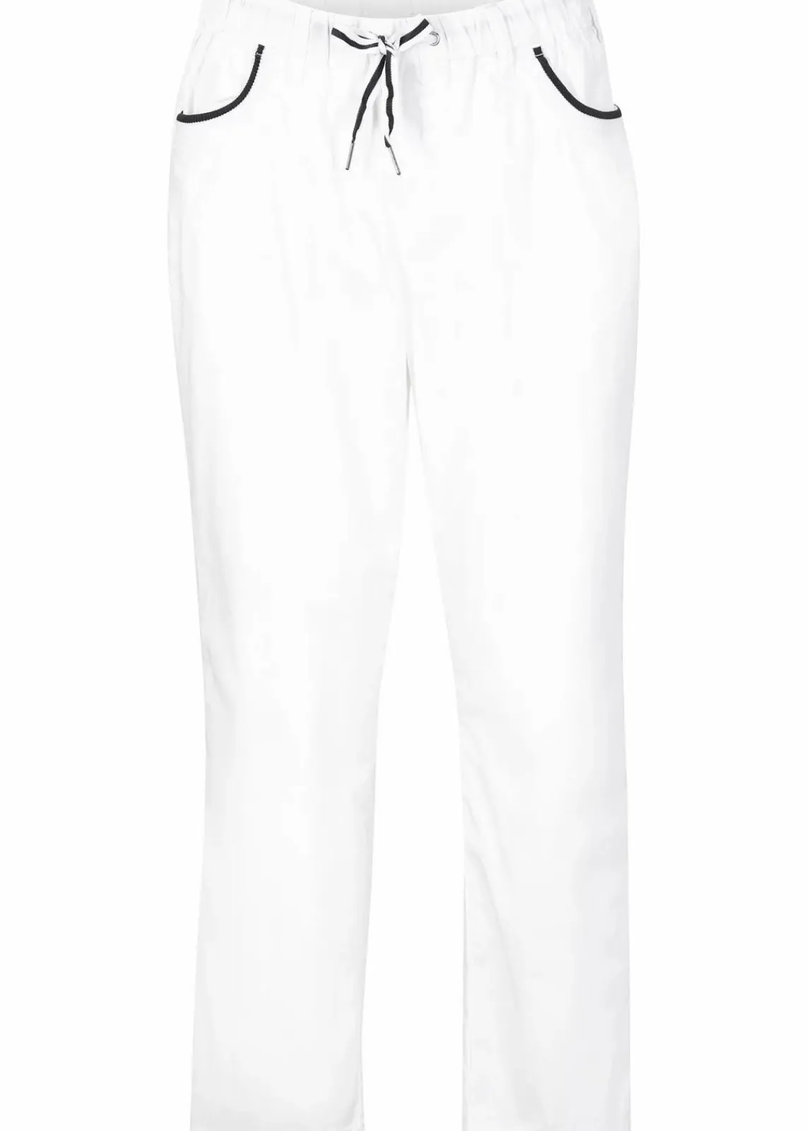 bonprix Bekleidung·Kleider|Hosen^7/8-Hose, Papertouch mit Bequembund weiß/dunkelblau