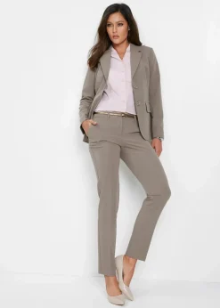bonprix Kurzgrößen|Bekleidung·Basics^Hosenanzug taupe