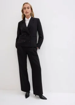 bonprix Hosen|Blazer^Hosenanzug schwarz