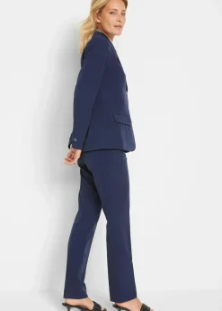 bonprix Hosen|Blazer^Hosenanzug dunkelblau