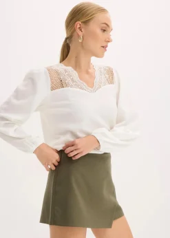 bonprix Bekleidung·Kleider|Hosen^Hosenrock dunkeloliv