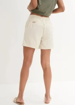bonprix Bekleidung·Kleider|Hosen^Hosenrock aus luftigem Leinen-Mix natur