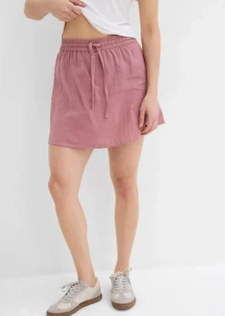 bonprix Bekleidung·Kleider|Hosen^Hosenrock aus weichem Musselin matt violett