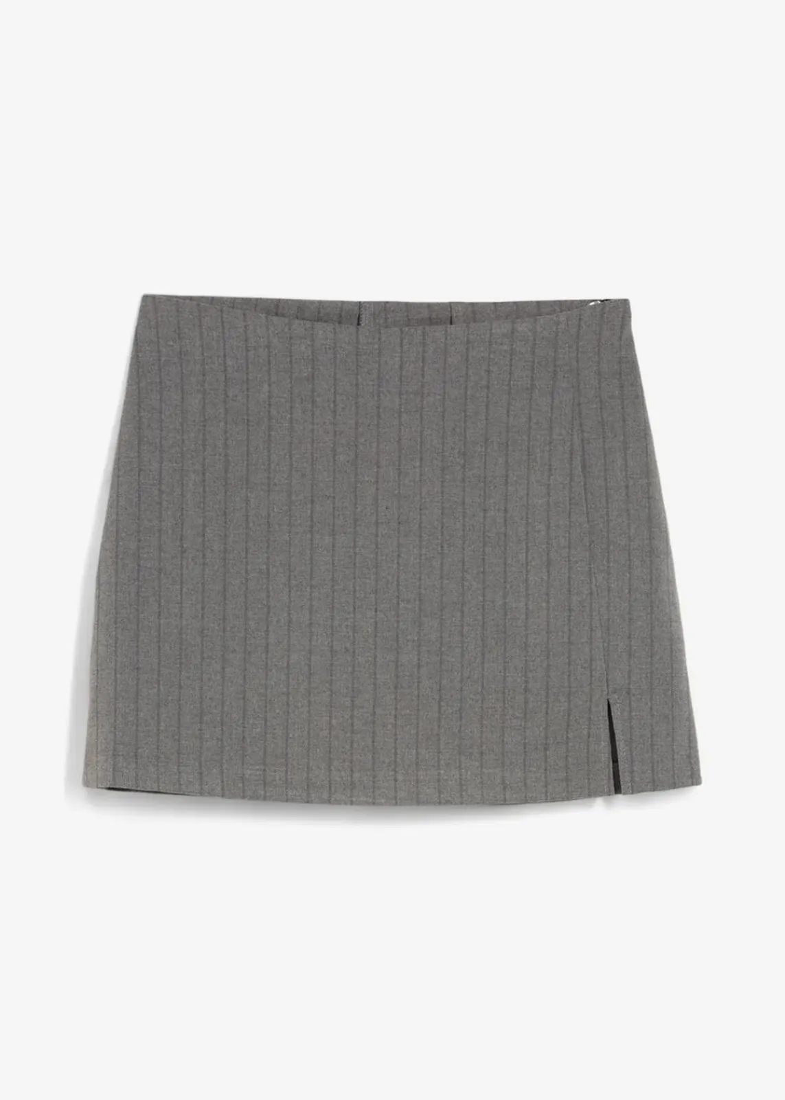 bonprix Nachhaltigere Materialien|Hosen^Hosenrock mit seitlichem Schlitz rauchgrau/schiefergrau gestreift