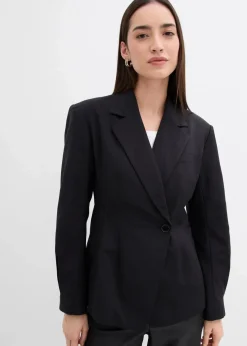 bonprix Bekleidung·Basics|Blazer^Hourglass Blazer schwarz